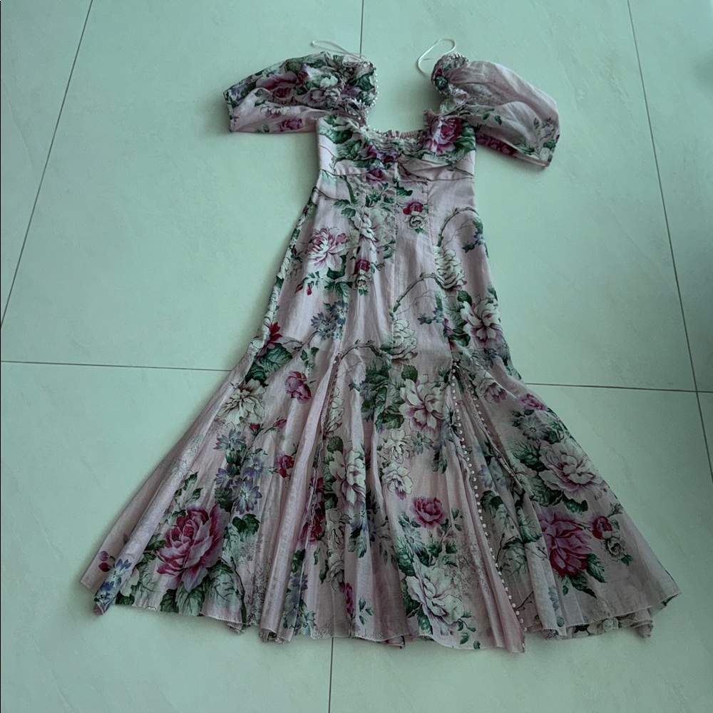Alice McCall Lavender Floral Midi Dress